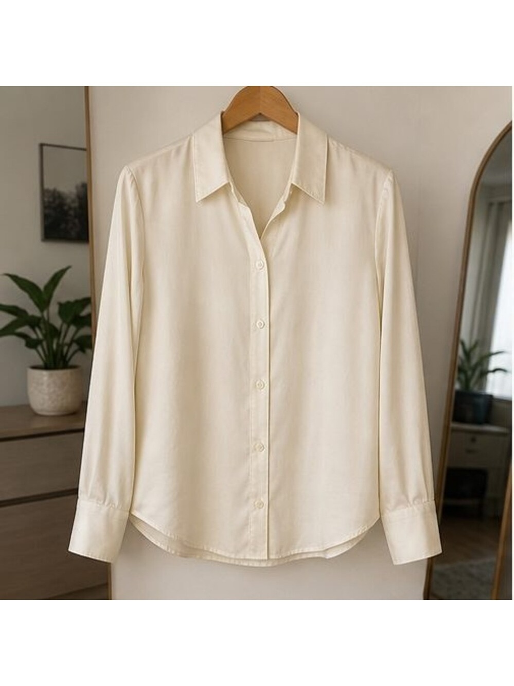 White Pleated Blouse